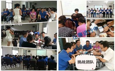 西安通鑫顺利开展了主题为“团队管理”的体验式培训。