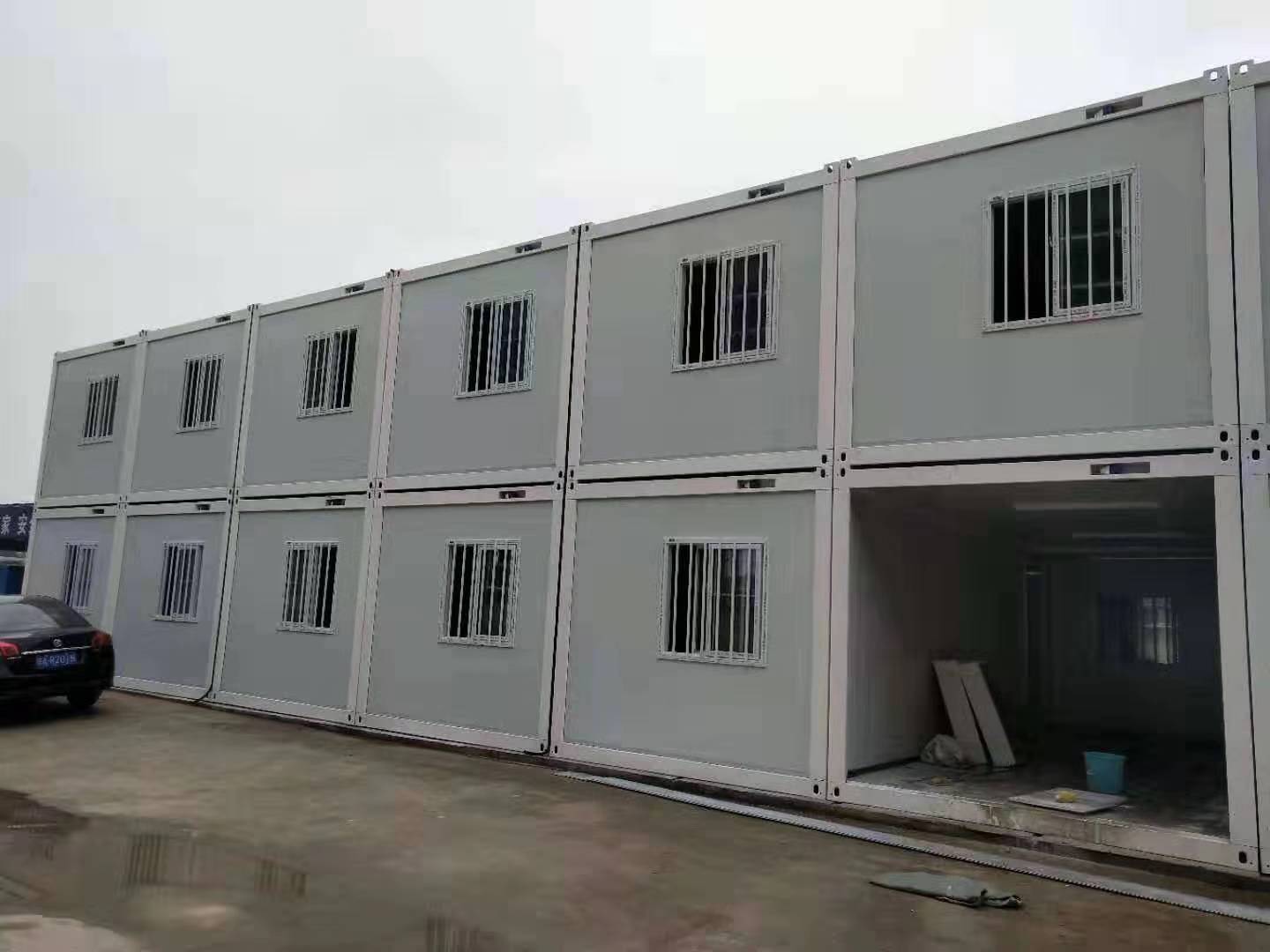 陕建一建航天项目打包箱式房屋案例