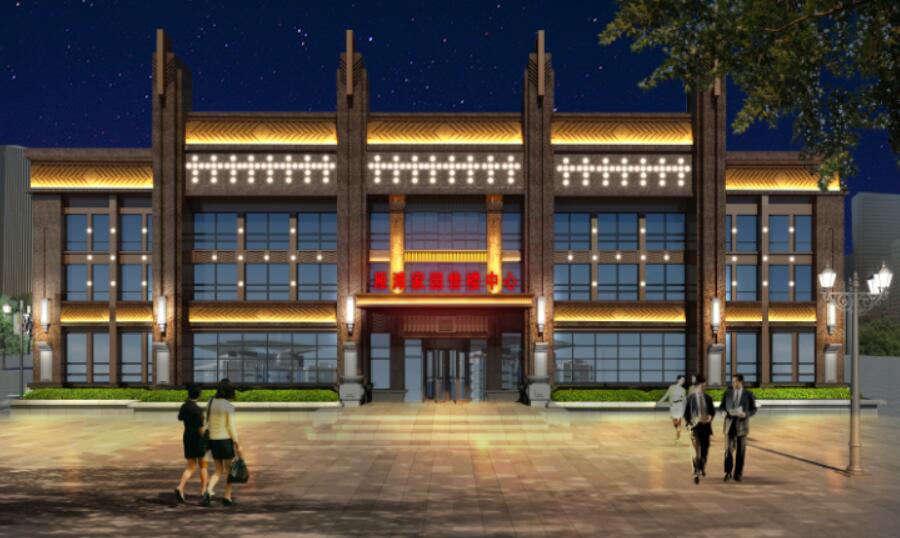 甘肃兰州雁滩家园售楼中心亮化工程