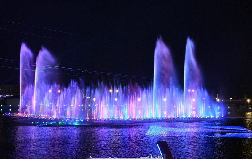 2015年贵州安顺市电力局喷泉项目