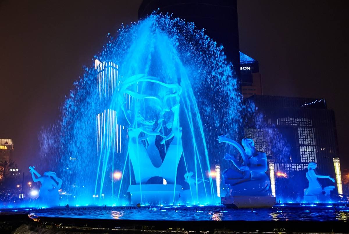 云南广场喷泉设计