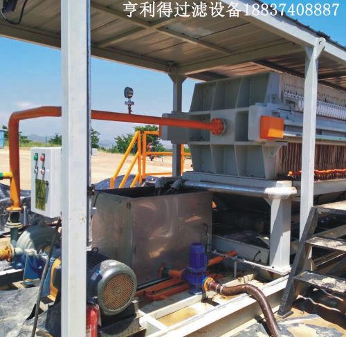 河南板框壓濾機與鉆井污泥處理合作案例