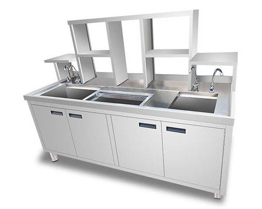 宜宾厨房设备-不锈钢水吧柜
