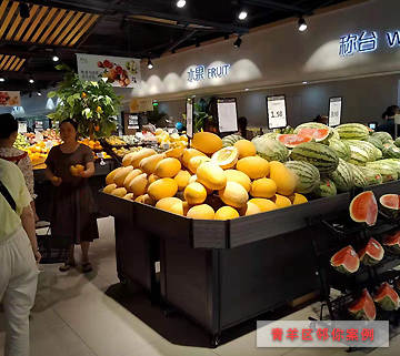 蔬菜水果货架案例-青羊区邻你超市