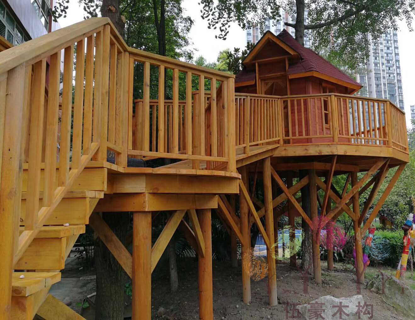 新都紅湖幼兒園——神奇的樹屋