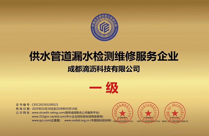 供水管道漏水检测服务企业