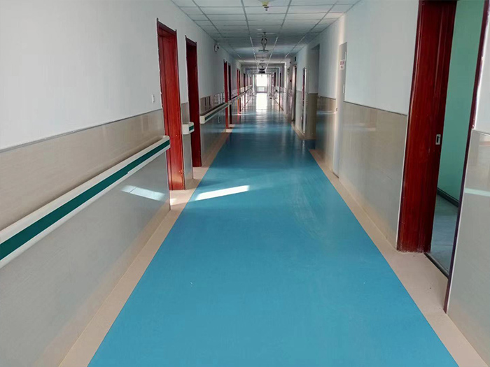 平羅中醫院塑膠地板案例