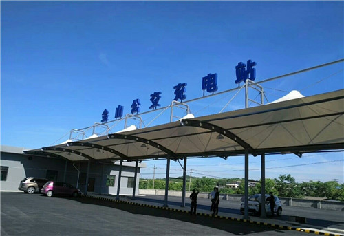 西安公交站膜结构