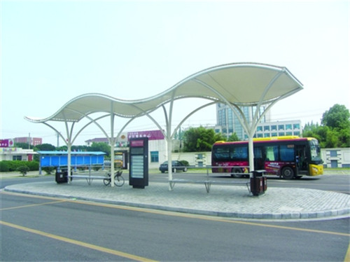西安公交站膜结构