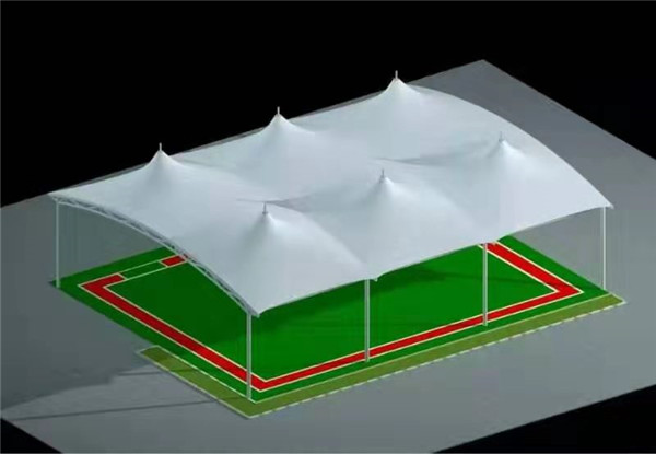 西安篮球场顶棚膜结构