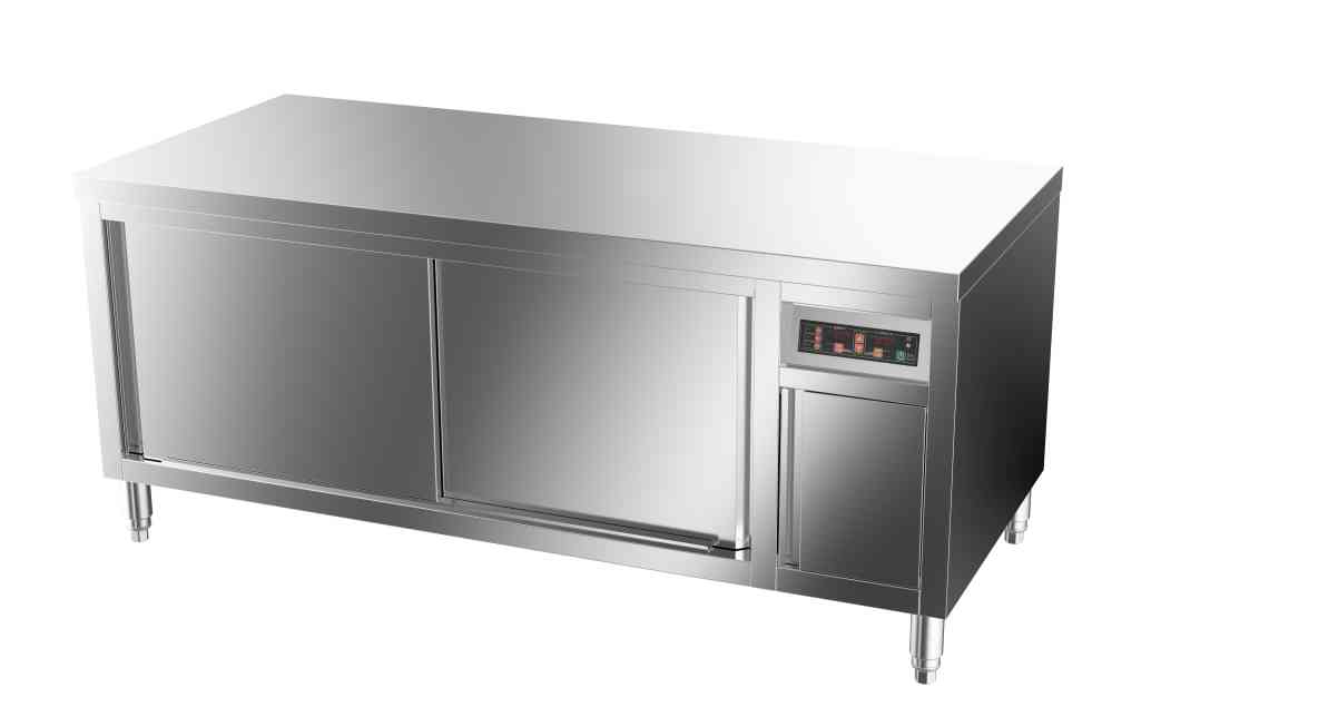 成都不锈钢厨具-双通暖碟柜1800x800x800