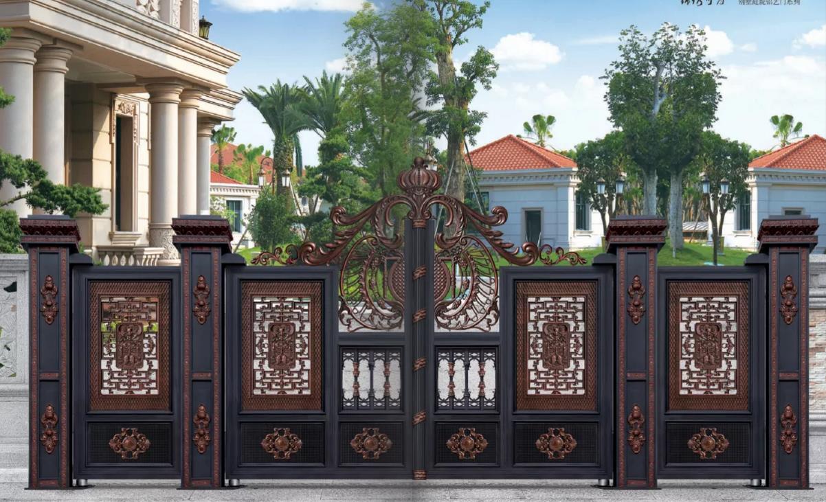 別墅大門怎么多材質 為何鋁藝庭院大門卻更受歡迎？