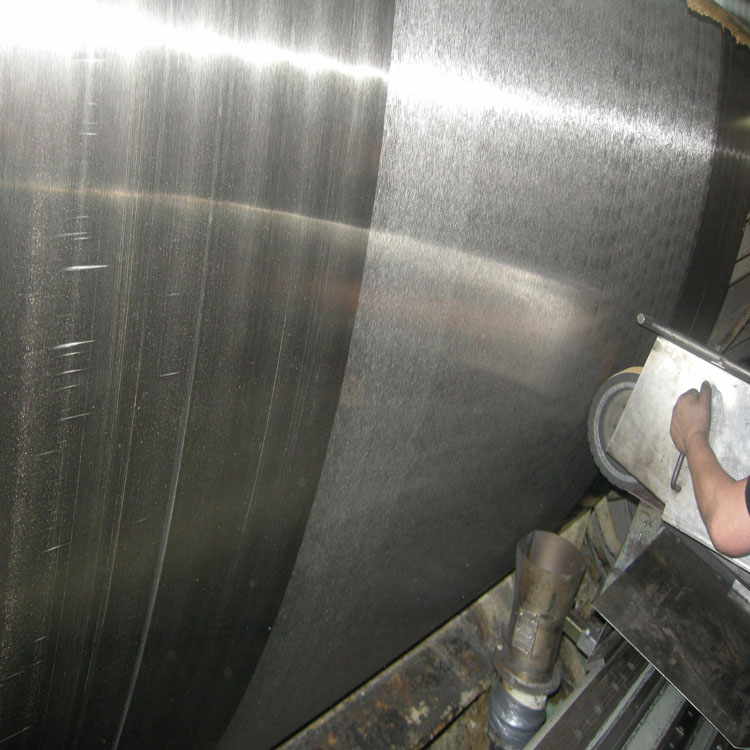 造纸厂烘缸表面强化喷涂案例