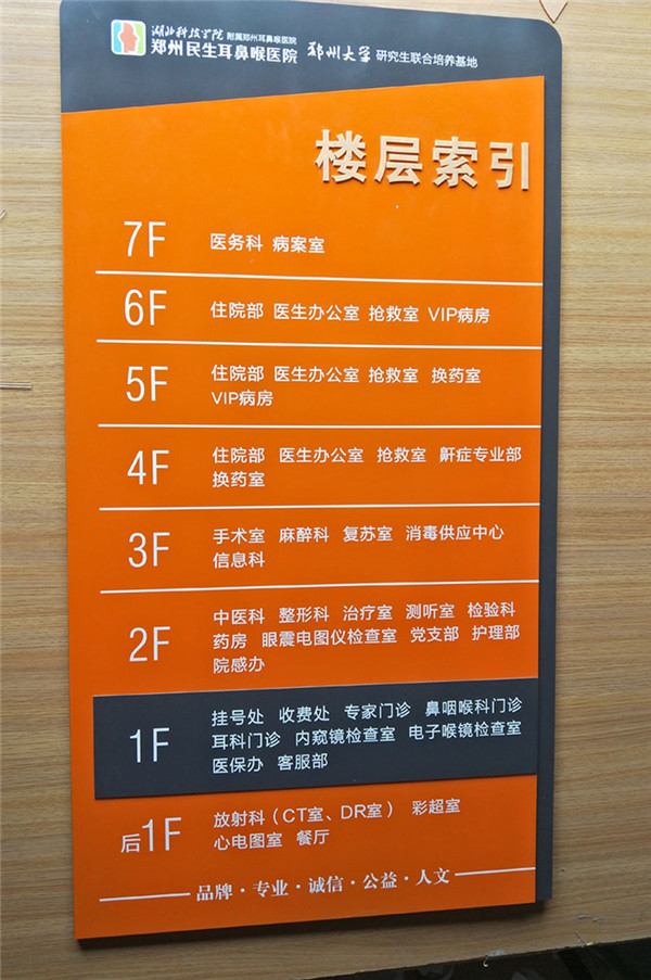 郑州医院标识设计