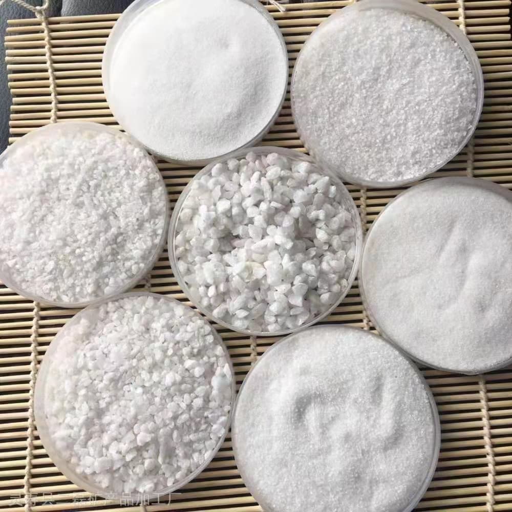 四川汉白玉碳酸钙系列产品，白玉砂，涂料填充砂