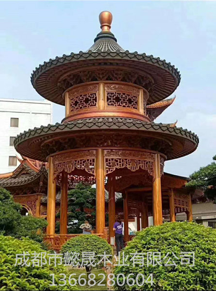 成都防腐木凉亭