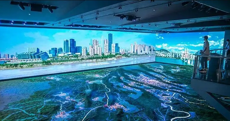 数字多媒体沙盘升级改造-成都制作全息投影沙盘