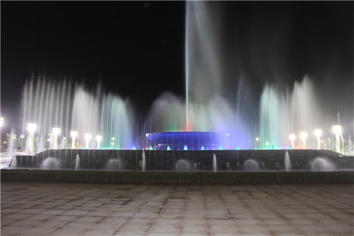 云南文山广场喷泉