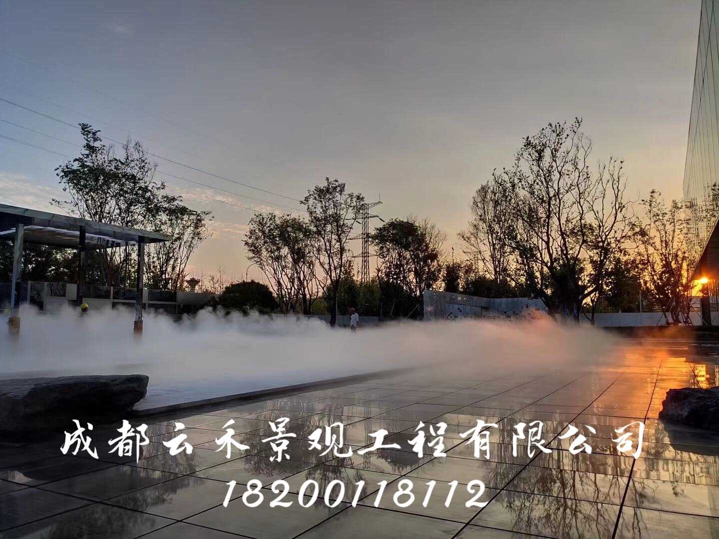 西安华侨城——冷雾造景工程