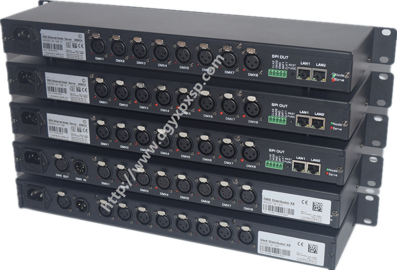 双向8路DMX512ArtNet Art-Net控制器调光控台连3D或MA TT扩展器