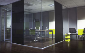 光电玻璃丨山西大地集团企业展厅应用-西安展览公司