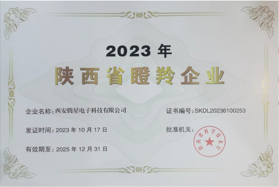 2023年 陕西省瞪羚企业