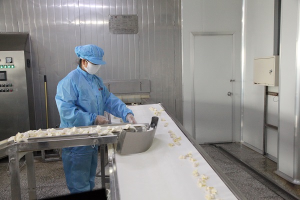 呼和浩特手工水餃生產(chǎn)車間
