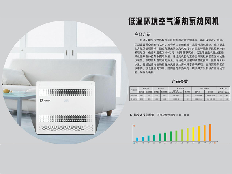 低温环境空气源热泵热风机