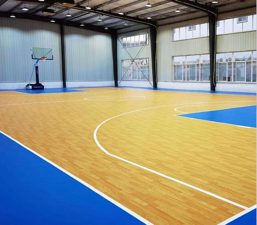 西安篮球场塑胶地板
