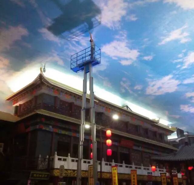 鄭州藍天白云彩繪設計