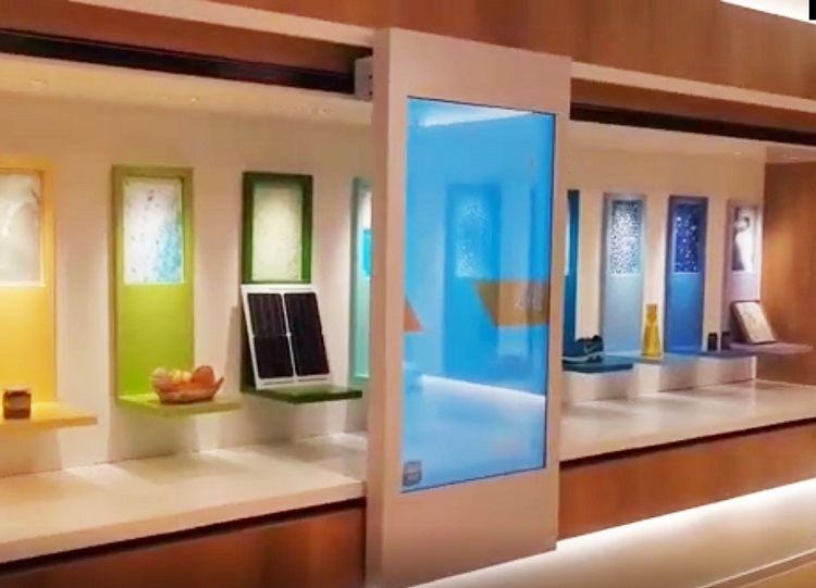 武汉站-武汉移动滑轨透明屏-深圳市中福信息科技有限公司